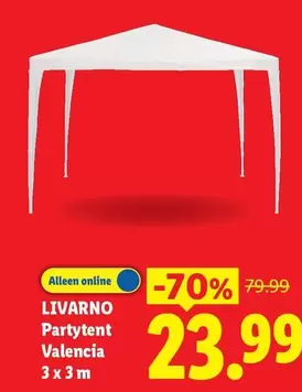 Valencia - Party tent 3 x 3 m