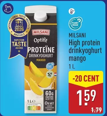 High protein drinkyoghurt