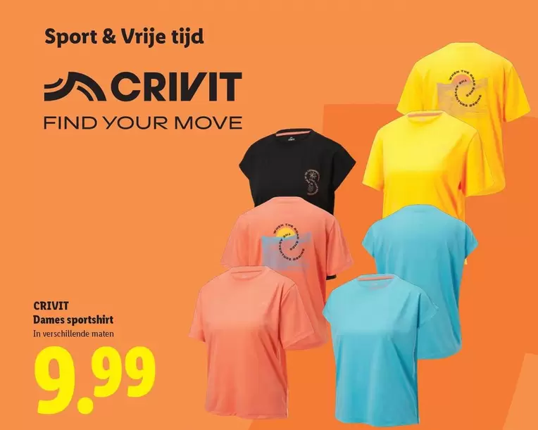 Dames sportshirt