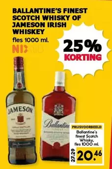 Jameson - SCOTCH WHISKY OF JAMESON IRISH WHISKEY