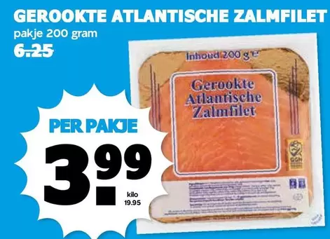 GE - ROOKTE ATLANTISCHE ZALMFILET