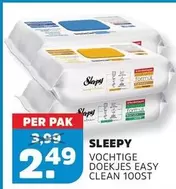 VOCHTIGE DOEKJES EASY CLEAN 100ST