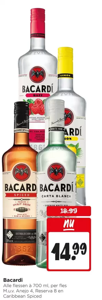 Bacardi - Alle Flaschen