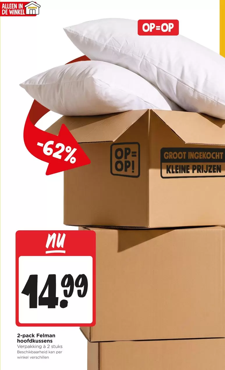 Jumbo - 2-pack Palmen Kussens