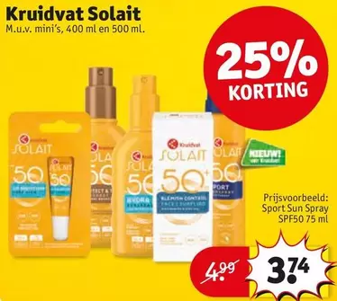 Sun - Kruidvat Solait Sport  Spray