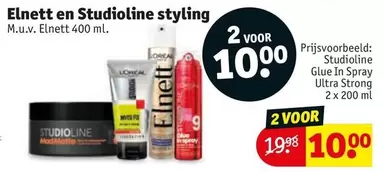 Elnett en Studioline styling