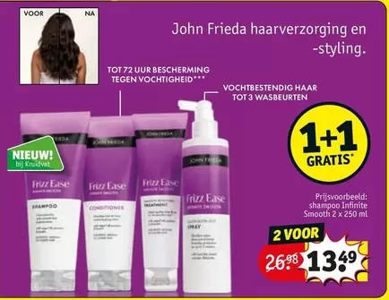 John Frieda haarverzorging en -styling