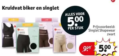 Kruidvat biker en singlet