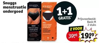 Snuggs menstruatie ondergoed