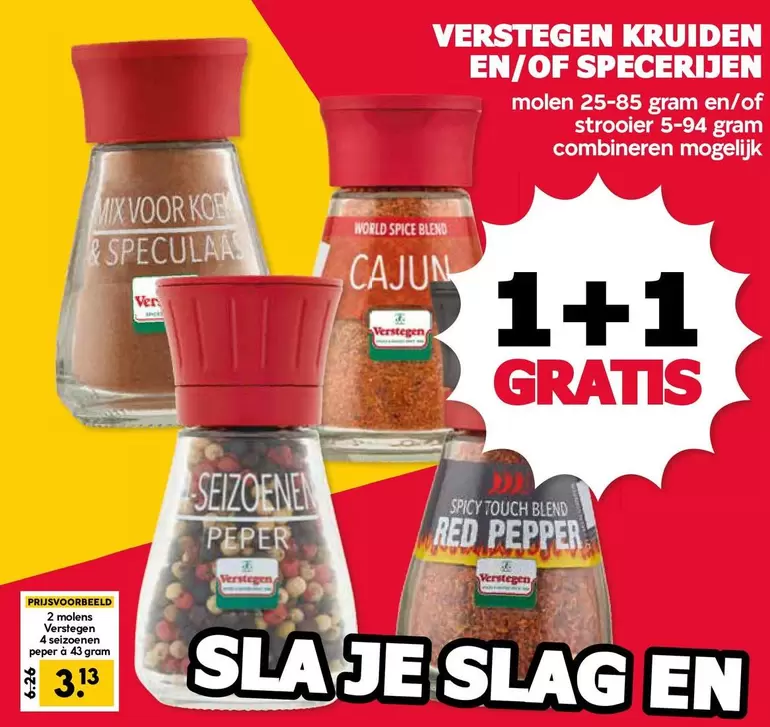 Mix - VERSTEGEN KRUIDEN EN/OF SPECERIJEN