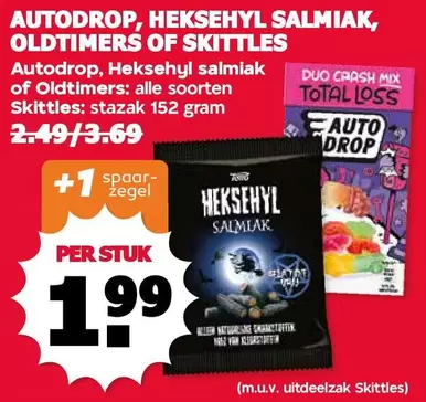 Duo - Autodrop, Heksehyl Salmiak, Oldtimers of Skittles