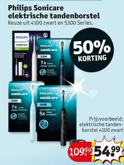 Philips - elektrische tandenborstel 4100 zwart en 5300 Series