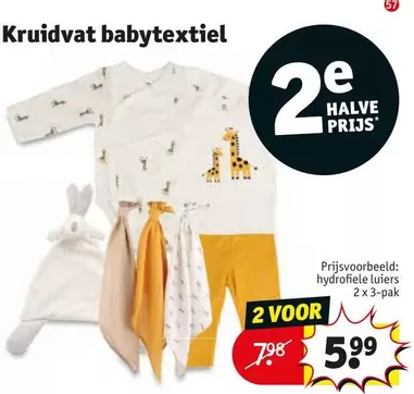 Kruidvat babytextiel