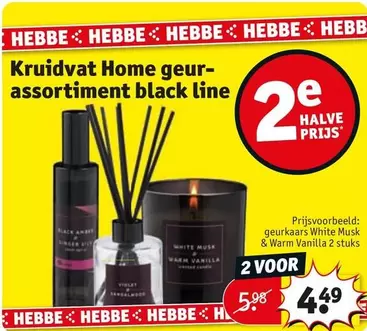 AMD - Kruidvat Home geur-assortiment black line