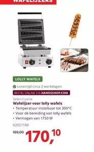 De - Wafelijzers voor lolly wafels