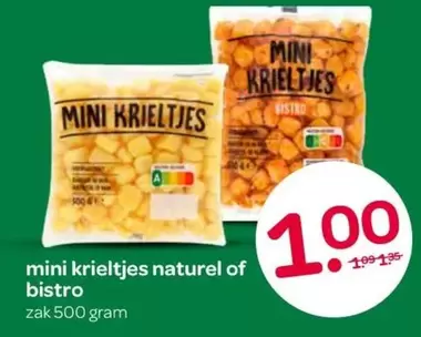 Mini Krieltjes Naturel Of Bistro