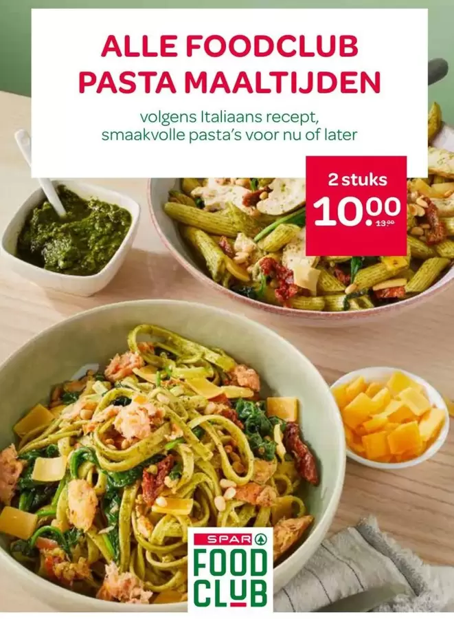 Club - PASTA MAALTIJDEN