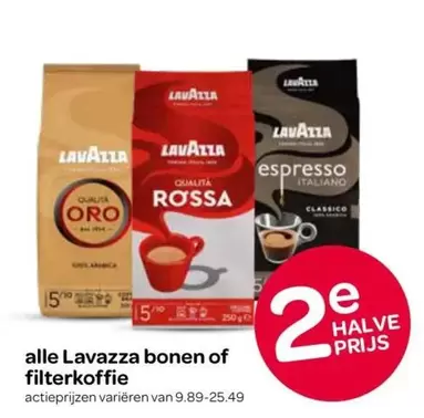 Lavazza bonen of filterkoffie