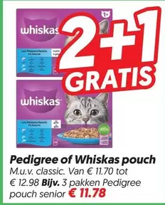 Whiskas - Pedigree of  pouch