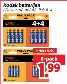 Kodak - Batterijen AA of AAA