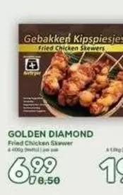 Diamond - Gebakken Kips piesjes Fried Chicken Skewers