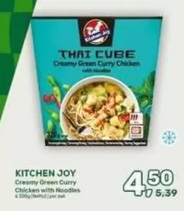 Cube - Creamy Green Curry Chicken with Noodles