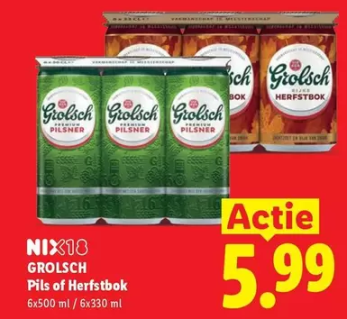 Grolsch - Pils of Herfstbok