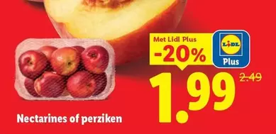 Nectarines of perziken