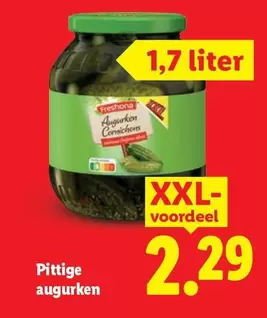 Pittige augurken