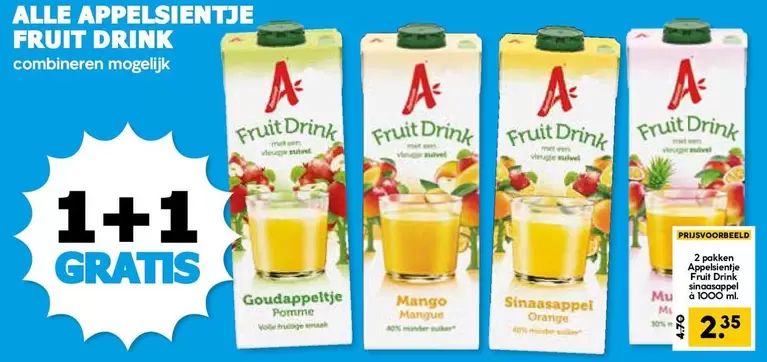MI - APPELSIENTJE FRUIT DRINK