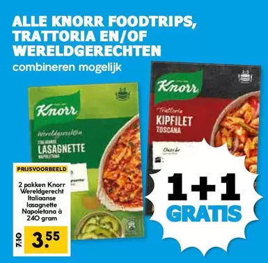 Knorr - Foodtrips, Trattoria en/of Wereldgerechten