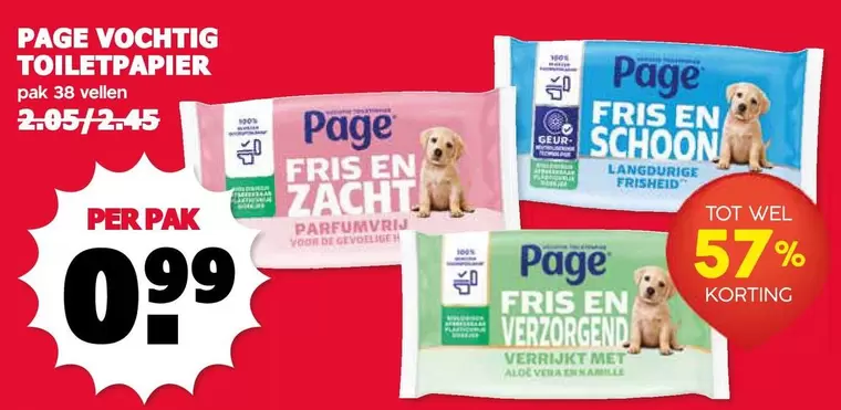 De - VOCHTIG TOILETPAPIER