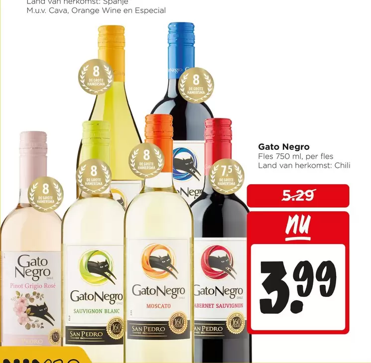 Pan - Gato Negro Fles