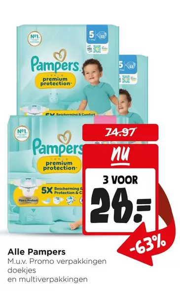 Pampers - Premium protection doekjes