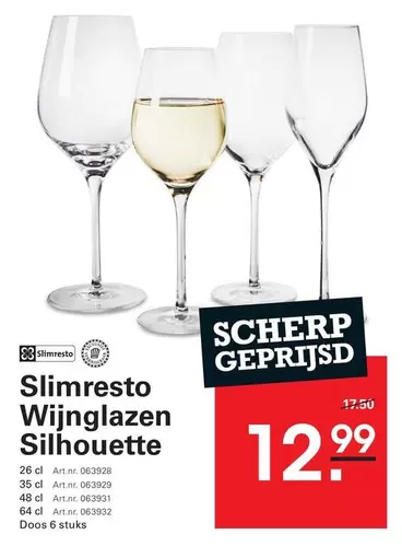 Silhouette - Slimresto Wijnglazen
