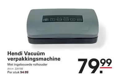 Vacuüm verpakkingsmachine