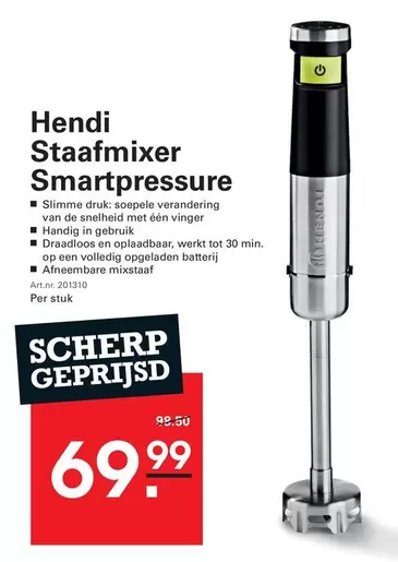 De - Staafmixer Smartpressure