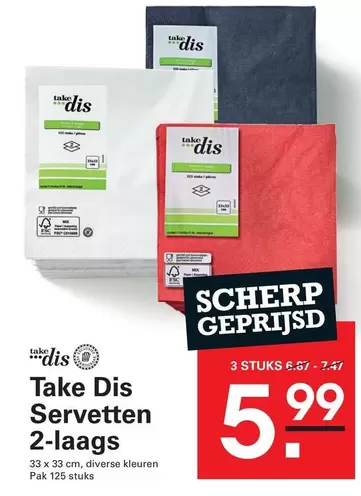 Servetten 2-laags