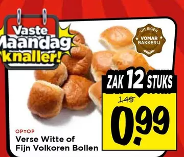 Verse Witte of Fijn Volkoren Bollen
