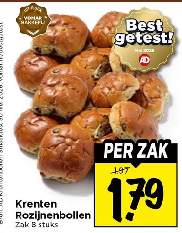 Best - Krenten Rozijnenbollen