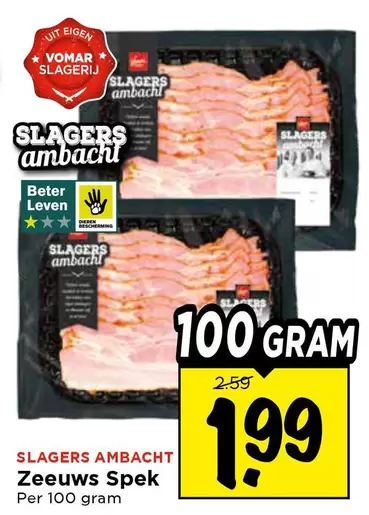SLAGERS AMBACHT ZEEUWS SPEK