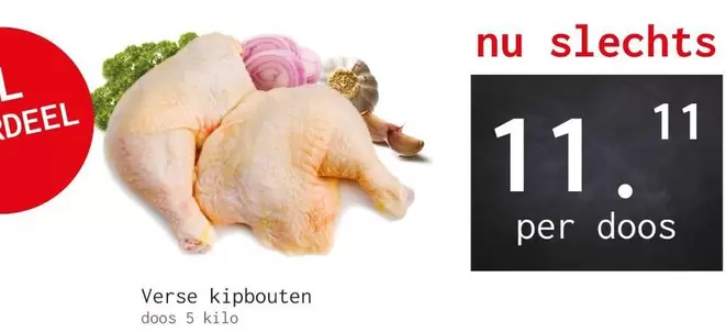 Verse kipbouten