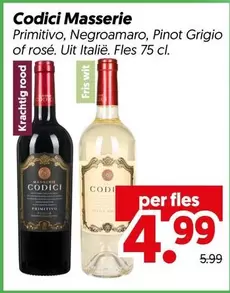 Primitivo, Negroamaro, Pinot Grigio of rosé