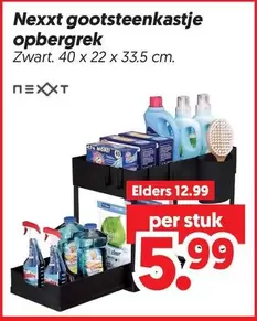Gootsteenbakje opbergrek
