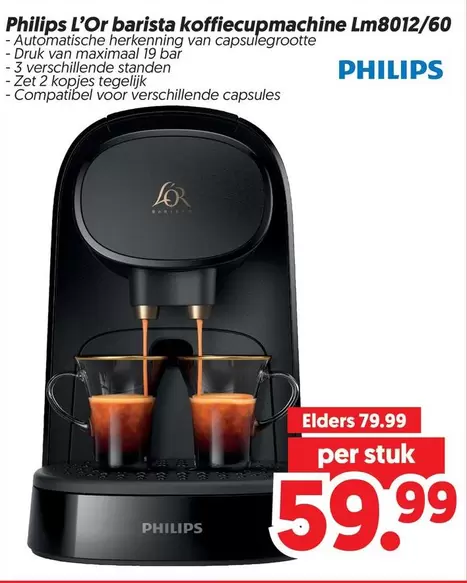 Philips - L'Or barista koffiemachine Lm8012/60