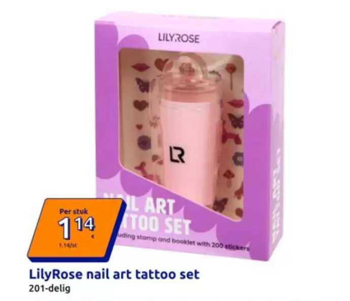 Nail Art Tattoo Set