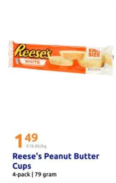 White - Peanut Butter Cups