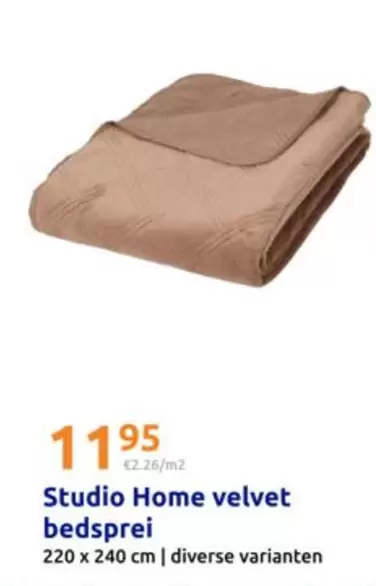 Velvet - Studio Home velvet bedsprei