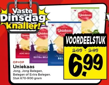 extra - Uniekaas Jong, Jong Belegen, Belegen of Extra Belegen