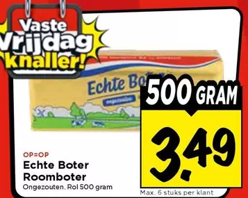 max - Echte Boter Roomboter Ongezouten